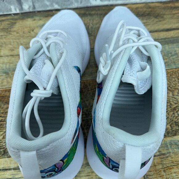 Nike Roshe One Triple White Lilo Stich Custom 511881-112 Mens Size 8 New - Picture 5 of 8